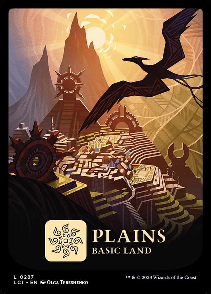 Plains 287 (The Lost Caverns of Ixalan)  - Foil