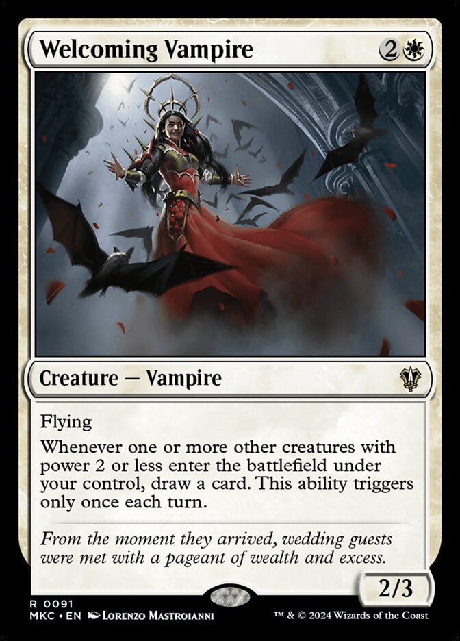 Welcoming Vampire 91/311 (Commander: Murders at Karlov Manor) 