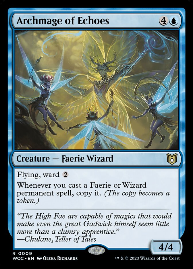 Archmage of Echoes 9 (Commander: Wilds of Eldraine) 