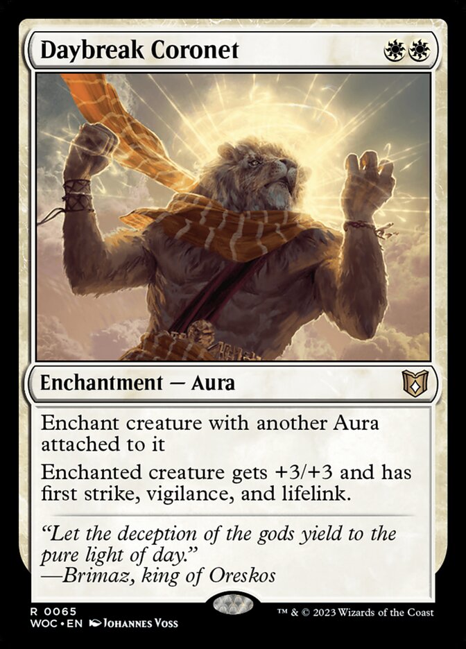 Daybreak Coronet 65/173 (Commander: Wilds of Eldraine) 