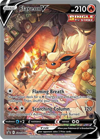 Flareon V SWSH179 (SWSH: Sword & Shield Promo Cards)  - Holofoil