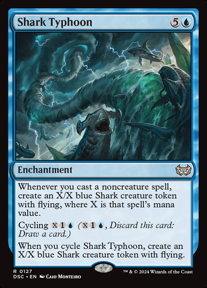 Shark Typhoon 127 (Commander: Duskmourn: House of Horror) 
