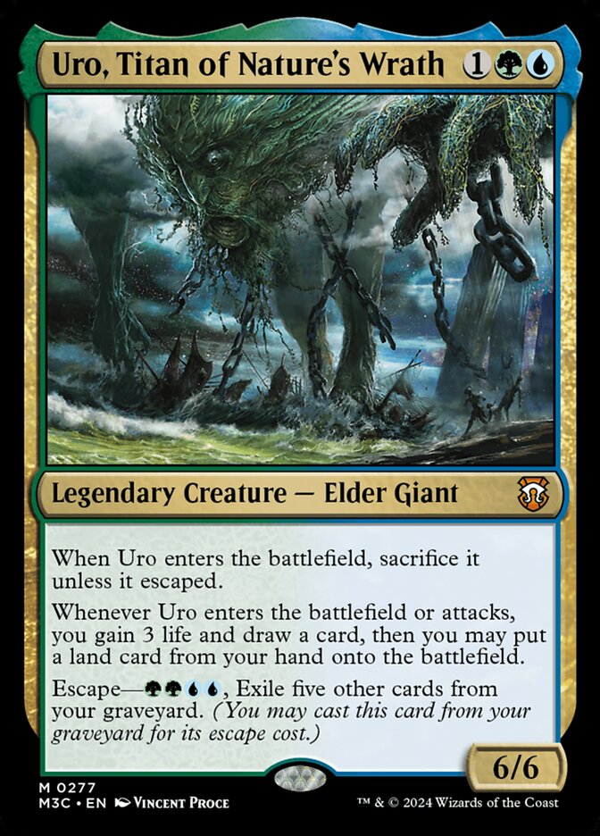 Uro, Titan of Nature's Wrath 277/411 (Commander: Modern Horizons 3) 