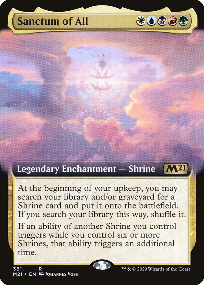 Sanctum of All 381 (Core Set 2021)  - Extended Art