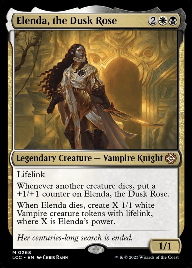Elenda the Dusk Rose 268 (Commander: The Lost Caverns of Ixalan) 