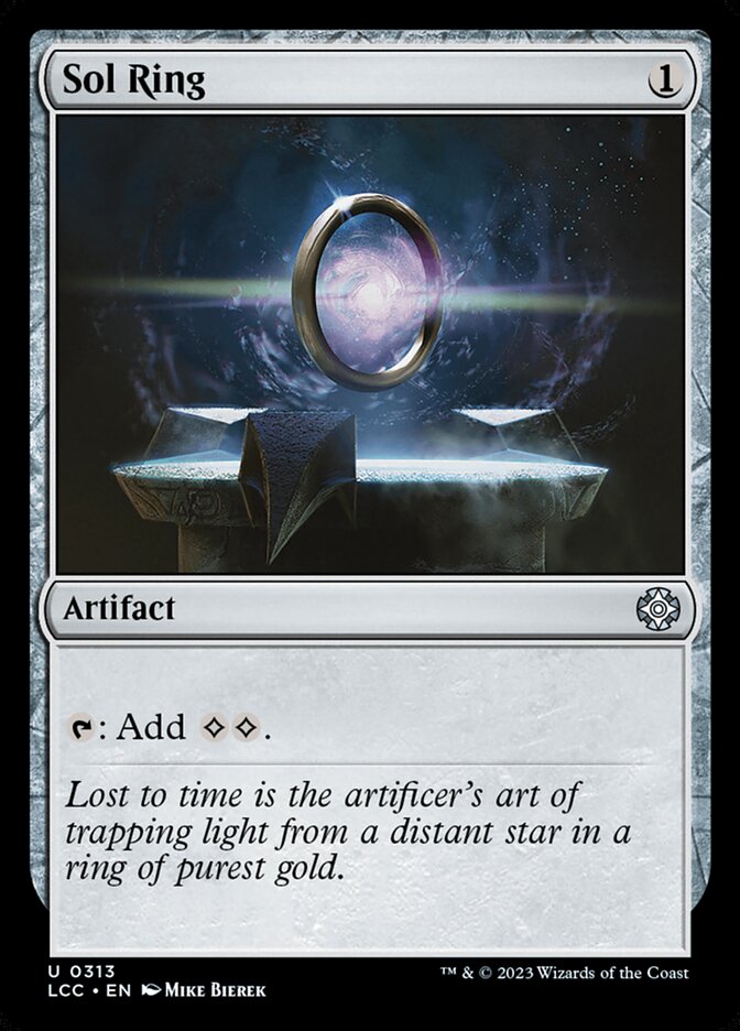 Sol Ring 313 (Commander: The Lost Caverns of Ixalan) 