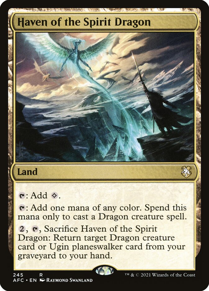 Haven of the Spirit Dragon 245/62 (Commander: Adventures in the Forgotten Realms) 