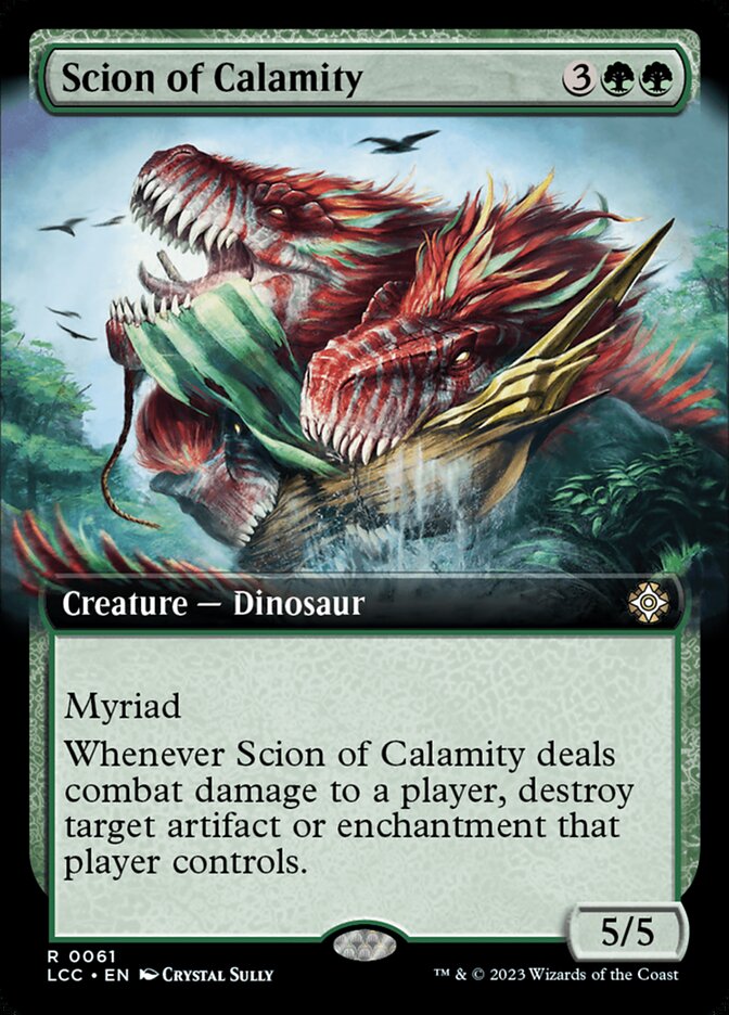 Scion of Calamity 61 (Commander: The Lost Caverns of Ixalan)  - Extended Art