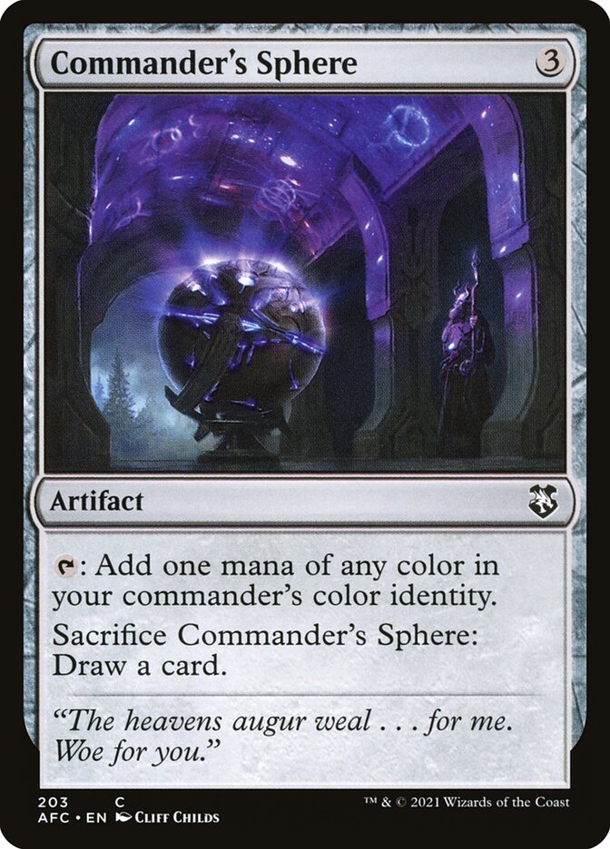 Commander's Sphere 203/62 (Commander: Adventures in the Forgotten Realms) 