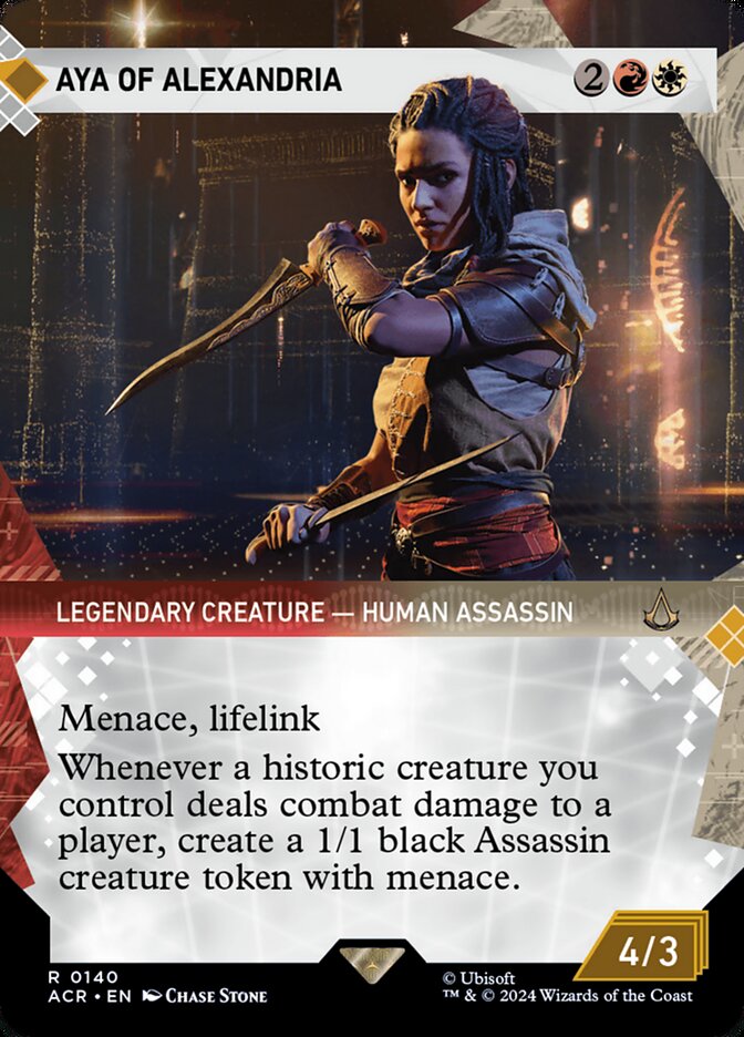 Aya of Alexandria 140/110 (Universes Beyond: Assassin's Creed)  - Showcase