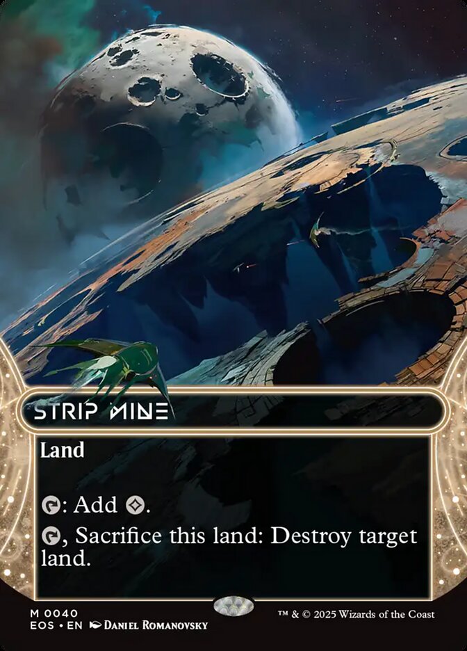 Strip Mine 40/45 (Edge of Eternities: Stellar Sights)  - Borderless Foil