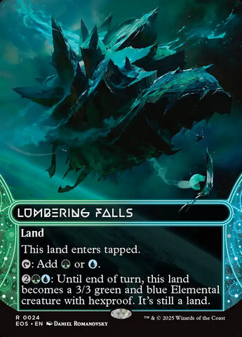 Lumbering Falls 24 (Edge of Eternities: Stellar Sights)  - Borderless Foil