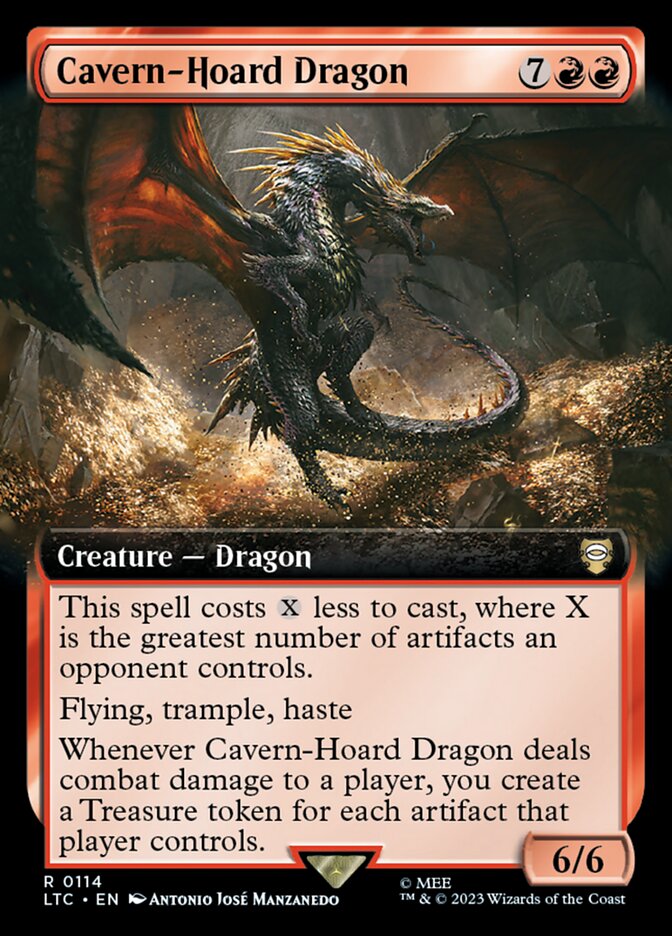 Cavern-Hoard Dragon 114 (Commander: The Lord of the Rings: Tales of Middle-earth) 