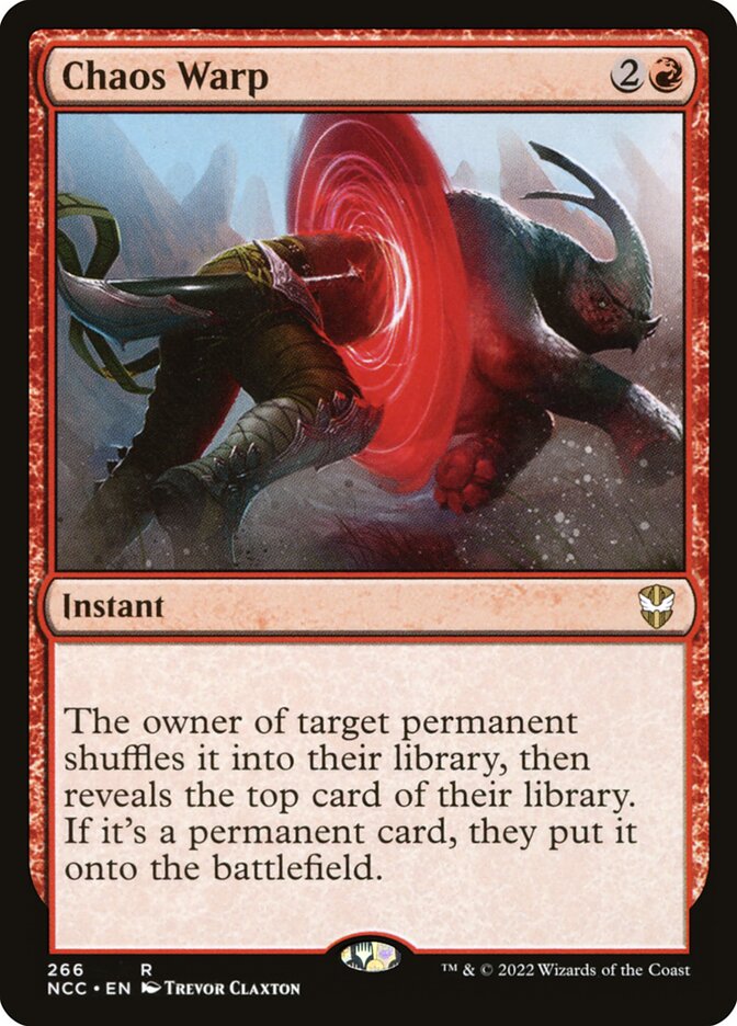 Chaos Warp 266 (Commander: Streets of New Capenna) 
