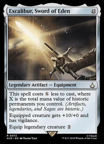 Excalibur, Sword of Eden 72 (Universes Beyond: Assassin's Creed)  - Foil