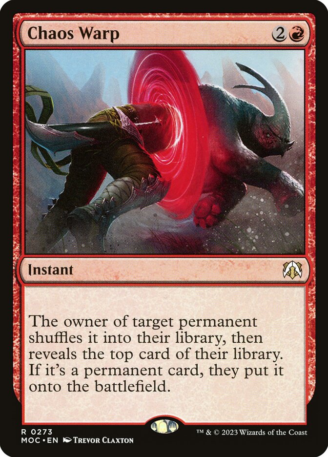 Chaos Warp 273/444 (Commander: March of the Machine) 