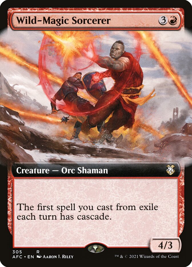 Wild-Magic Sorcerer 305/62 (Commander: Adventures in the Forgotten Realms) 