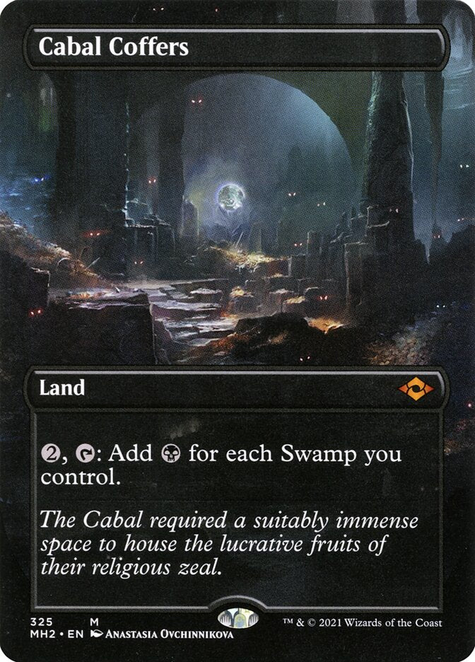 Cabal Coffers Borderless 325 (Modern Horizons 2)  - Foil