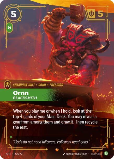 Ornn Blacksmith (Spiritforged)  - Foil