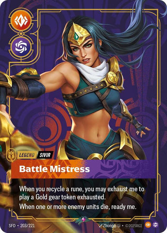 Sivir Battle Mistress (Spiritforged)  - Foil