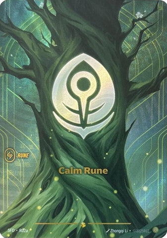 Calm Rune Alternate Art (Spiritforged)  - Foil
