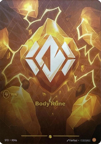 Body Rune Alternate Art (Spiritforged)  - Foil