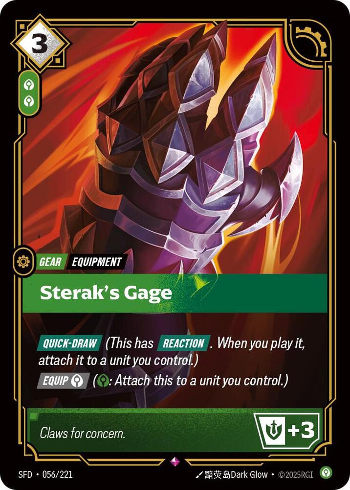 Steraks Gage (Spiritforged)  - Foil