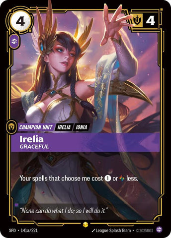 Irelia Graceful Alternate Art (Spiritforged)  - Foil