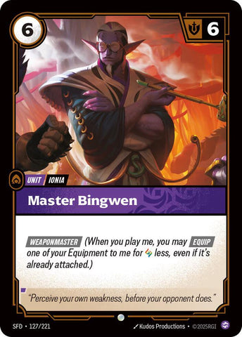 Master Bingwen (Spiritforged)  - Foil