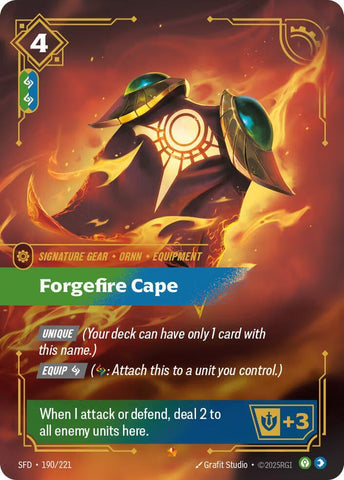 Forgefire Cape (Spiritforged)  - Foil