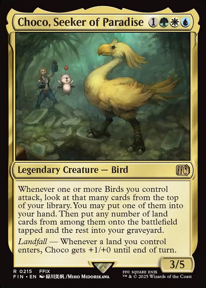 Choco, Seeker of Paradise 215 (FINAL FANTASY)  - Foil