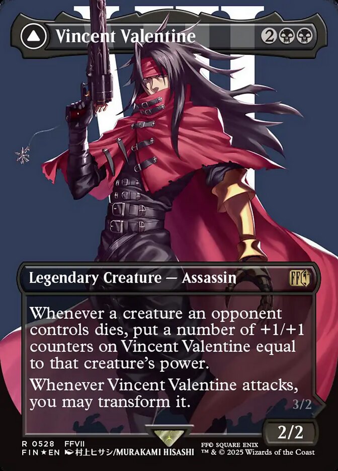 Vincent Valentine // Galian Beast 528/309 (FINAL FANTASY)  - Borderless Surge Foil