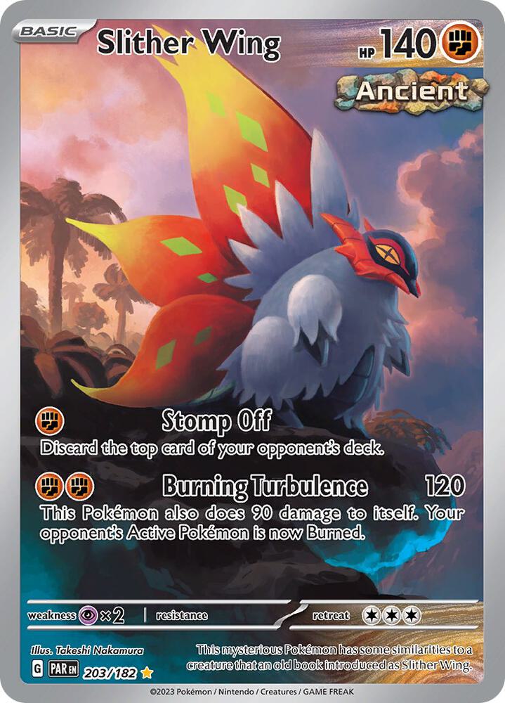 Slither Wing 203/182 (SV04: Paradox Rift)  - Holofoil