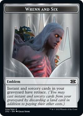Emblem Wrenn and Six Spirit 008 Double Sided Token 24 // 8 (Double Masters 2022) 