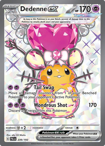 Dedenne ex 239/193 (SV02: Paldea Evolved)  - Holofoil