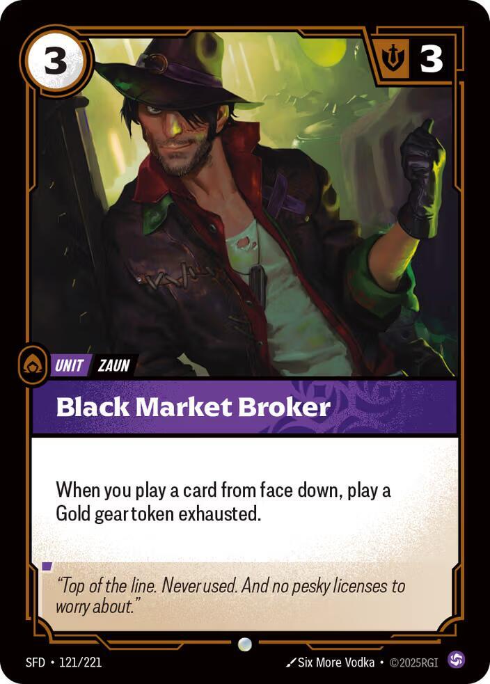 Black Market Broker (Spiritforged)  - Foil