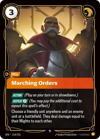 Marching Orders (Spiritforged)  - Foil