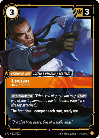 Lucian Merciless (Spiritforged)  - Foil