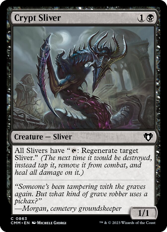 Crypt Sliver 863 (Commander Masters) 