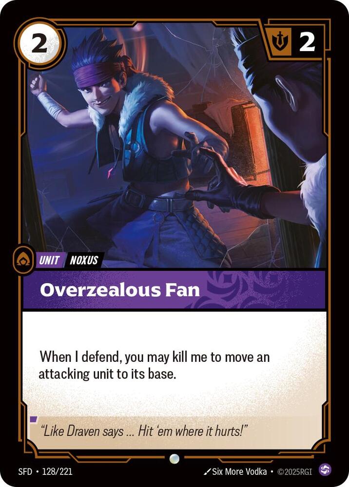 Overzealous Fan (Spiritforged)  - Foil