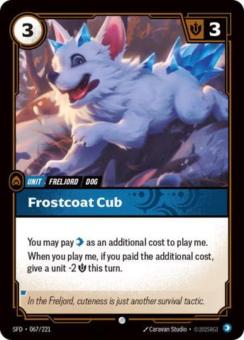 Frostcoat Cub 067/221 (Spiritforged)  - Foil