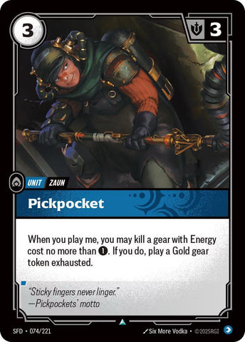 Pickpocket 074/221 (Spiritforged) 