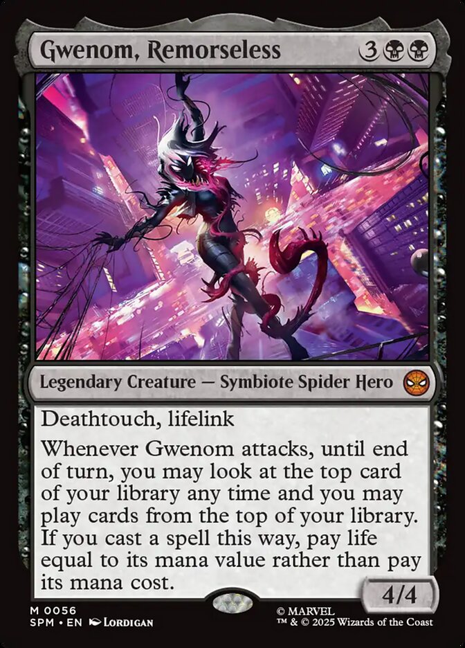 Gwenom, Remorseless 56 (Marvel's Spider-Man) 