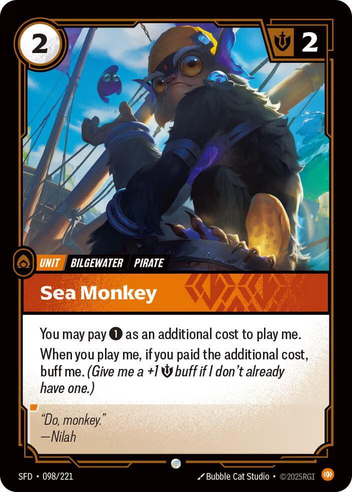 Sea Monkey 098/221 (Spiritforged)  - Foil