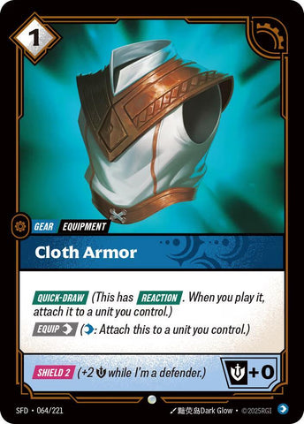 Cloth Armor (Spiritforged)  - Foil