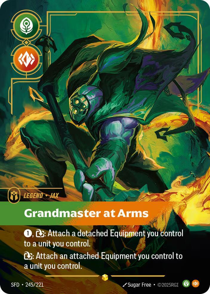 Jax Grandmaster At Arms Overnumbered (Spiritforged)  - Foil
