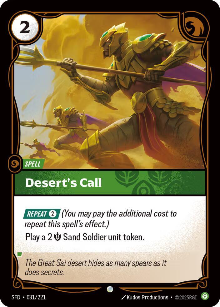 Deserts Call (Spiritforged)  - Foil