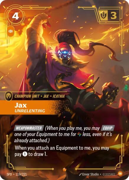 Jax Unrelenting (Spiritforged)  - Foil