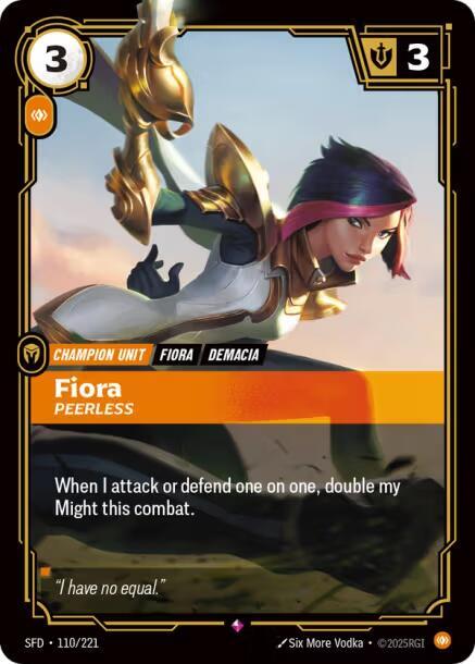 Fiora Peerless (Spiritforged)  - Foil