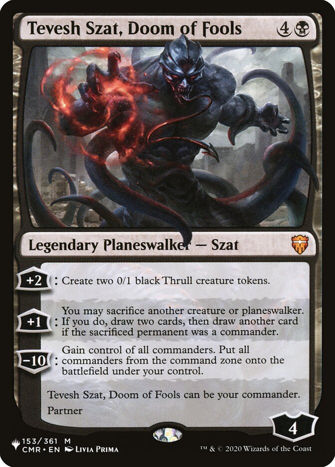Tevesh Szat, Doom of Fools CMR-153/5075 (The List Reprints) 